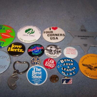 LOT 66 GREAT COLLECTION OF PINS/PINBACKS---MISC 4