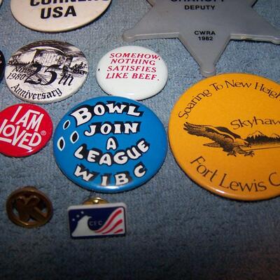 LOT 66 GREAT COLLECTION OF PINS/PINBACKS---MISC 4