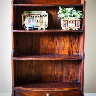 Solid Wood Small Bookcase