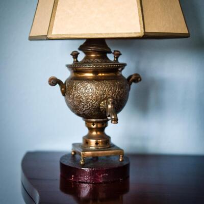 Brass based Old World style Lamp