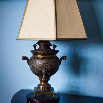 Brass based Old World style Lamp