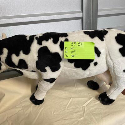 Cute cow stuffed animal