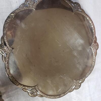 Orange blossom plate Roger's bros 11"