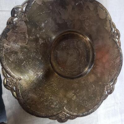 Orange blossom plate Roger's bros 11"