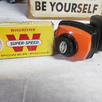 depend on firearm earmuffs Vintage Winchester 8 mm mauser Box no live ammo
