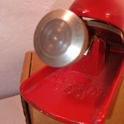 Vintage Sears Craftsman No. 9 (107-37037) Block Plane 7" Long Red NOS - upld 2/14