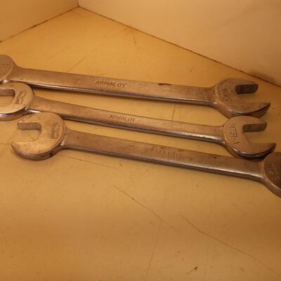 Armalloy open wrench set 1 15/16 7/8 3/4 25/32 11/16