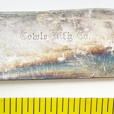 ANTIQUE TOWLE MANUFACTURING CO SILVERPLATE FLATWARE KNIVES SET OF 6