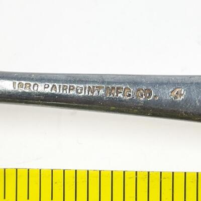 1880 PAIRPOINT MFG CO. SILVERPLATE FLATWARE FORKS SET OF 2 - BEE & FLOWER DESIGN