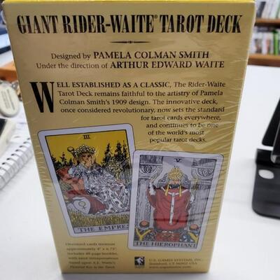 Giant Rider-Waite tarot deck