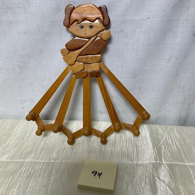 Vintage foldable hanging rack