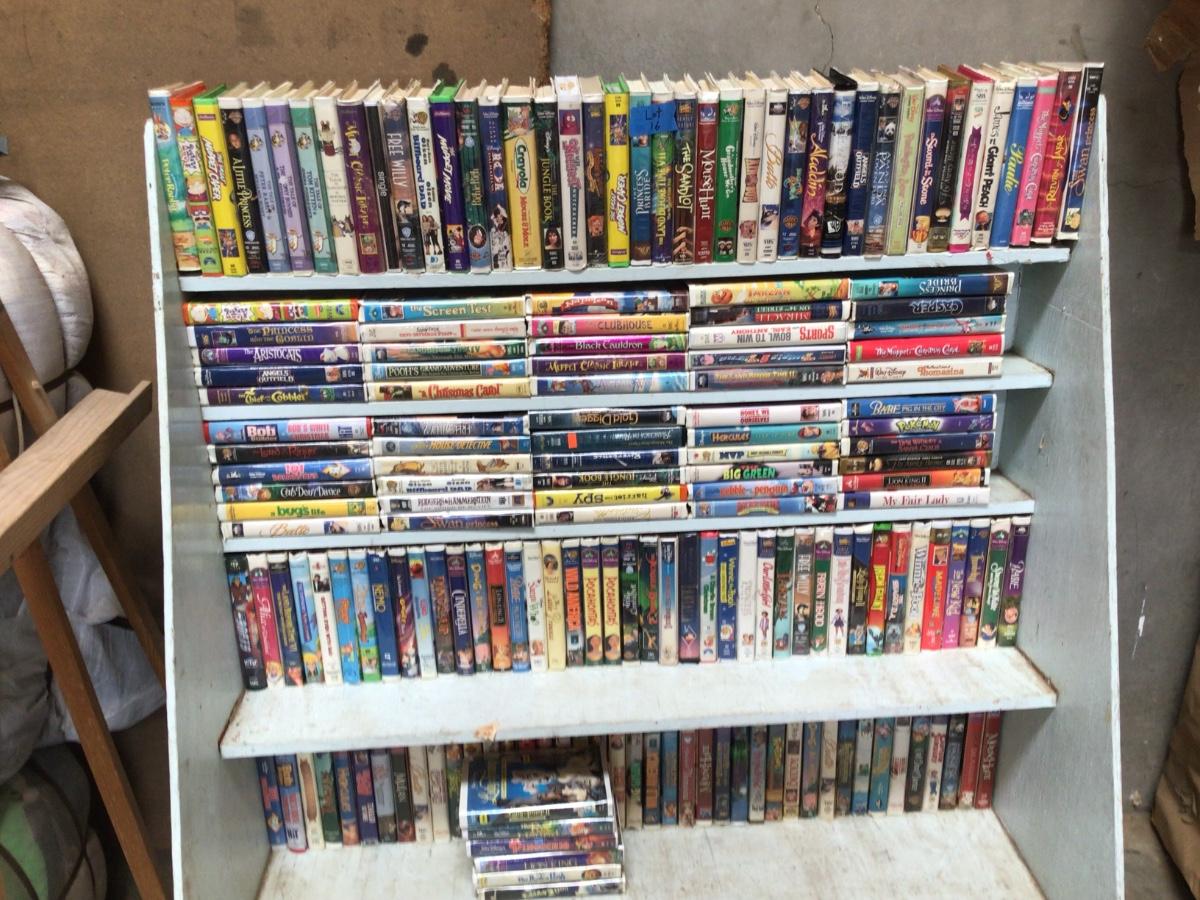 Large lot of VHS children’s movies | EstateSales.org