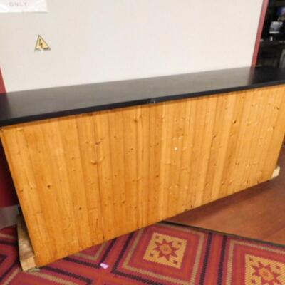 Hand Crafted Solid Wood Mobile Service Desk