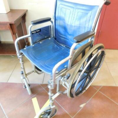 Invacare Blue Wheelchair