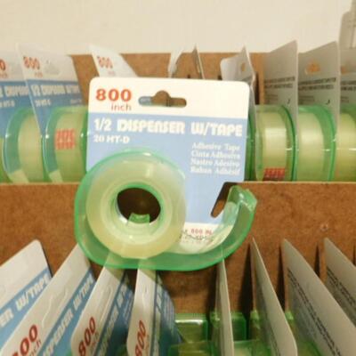 22ct New Tape in Dispenser includes Wood Display Box