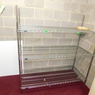 Set of 2 Metal Wire 5' Storage Shelf Choice A