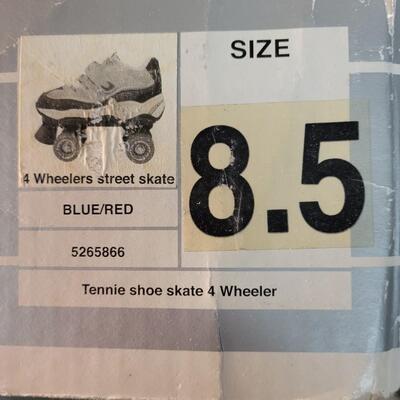 4 wheelers roller skates size 8.5