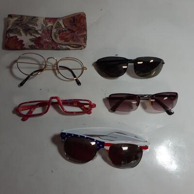 Lot of 5 pair reading and sunglasses