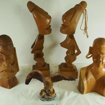 Lot 188- African wood sculptures