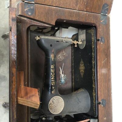 Chest freezer singer sewing machine, household