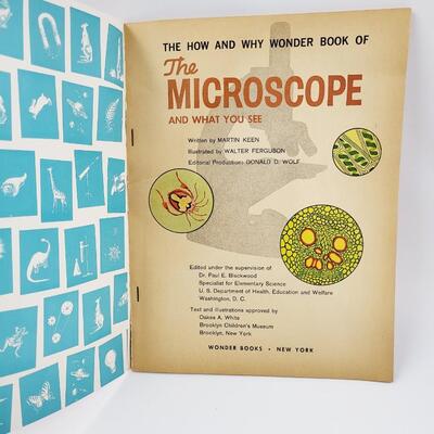 1961 THE HOW & WHY WONDER BOOK OF THE MICROSCOPE