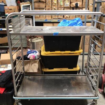 Stainless steel rolling cart