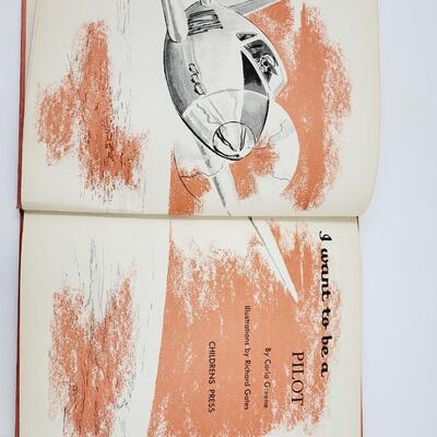 1957 HARDBACK I WANT TO BE A PILOT BOOK
