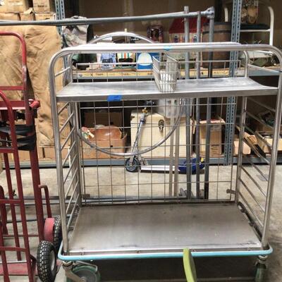 Stainless steel rolling cart