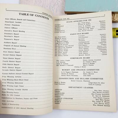 1951 - 1954 KANSAS AUTHOR CLUB PAPERBACK BOOKS