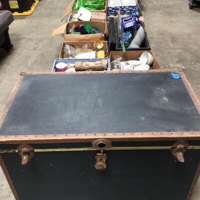 Trunk, new and used miscellaneous items