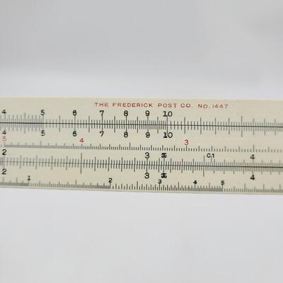 FREDERICKS VINTAGE SLIDE RULER - MADE IN OCCUPIED JAPAN