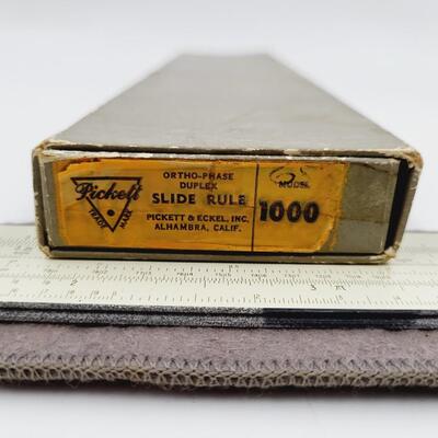 VINTAGE PICKETT 1000 ORTHOPHASE SLIDE RULER