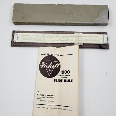 VINTAGE PICKETT 1000 ORTHOPHASE SLIDE RULER