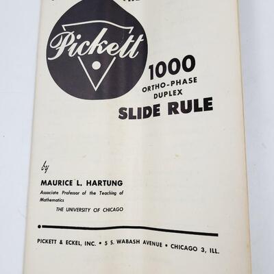 VINTAGE PICKETT 1000 ORTHOPHASE SLIDE RULER