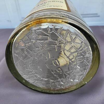 VINTAGE OLD CROW EMPTY LIQUOR BOTTLE - KANSAS STAMP