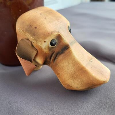 VINTAGE WHISKEY HOUND COLLECTORS JUG