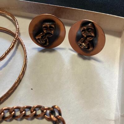 Mixed Vintage Copper Jewelry Lot