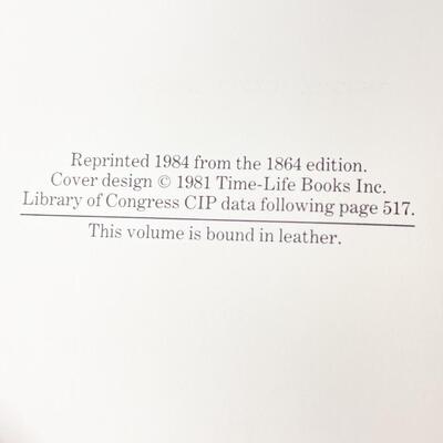 1984 TIME LIFE COLLECTORâ€™S LIBRARY OF THE CIVIL WAR - 3 LEATHER BOUND VOLUMES