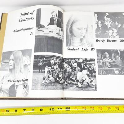 â€œSUNFLOWER 1973â€ TOPEKA HIGH SCHOOL YEARBOOK