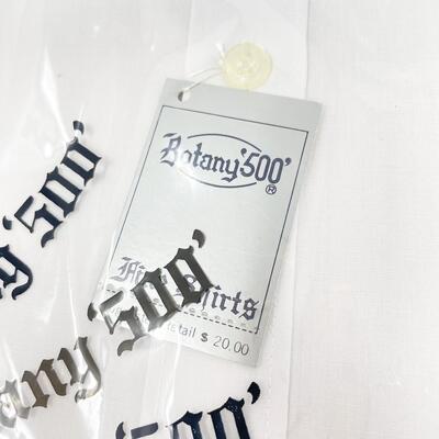 BOTANY 500 MENâ€™S WHITE DRESS SHIRT - 17â€ NECK 34/35â€ SLEEVE (#1)