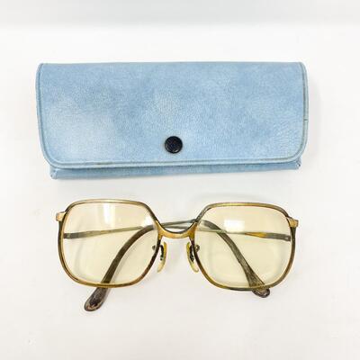 VINTAGE BIFOCAL GLASSES & CASE