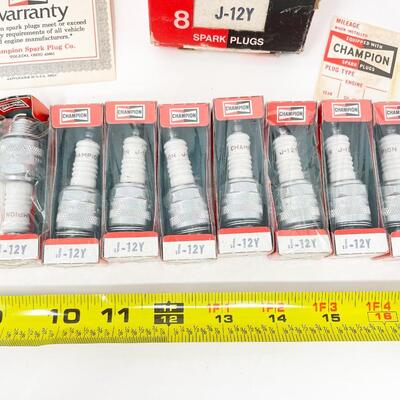 CHAMPION J-12Y SPARK PLUGS SET OF 8
