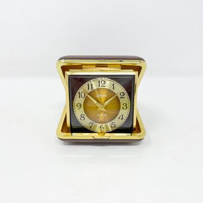 VINTAGE LINDEN TRAVEL ALARM CLOCK