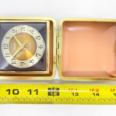 VINTAGE LINDEN TRAVEL ALARM CLOCK