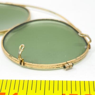 VINTAGE RAY-BAN CLIP-ON SUNGLASSES W/ CASE