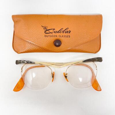 VINTAGE B&L EYEGLASSES W/ 1/10  12K GOLD FILLED FRAME W/ CASE