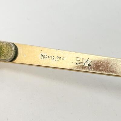 VINTAGE B&L EYEGLASSES W/ 1/10  12K GOLD FILLED FRAME W/ CASE