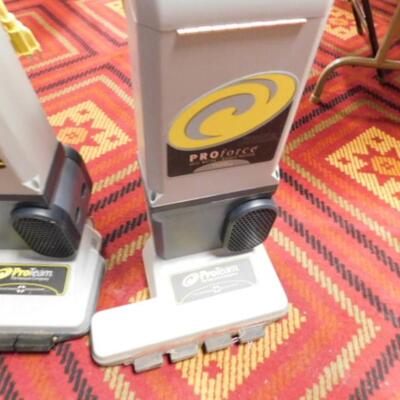 Set of Three Commercial ProForce Vacuum Cleaners Choice B