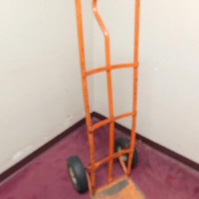Metal Frame Hand Truck with Pnuematic Tires Choice A