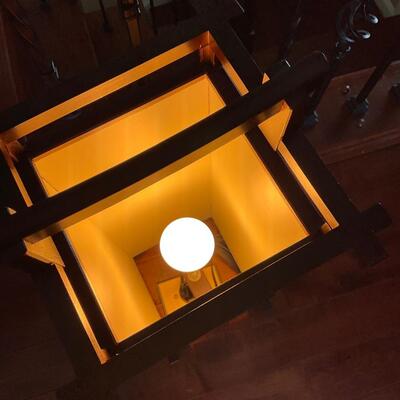 Set  of 2 Electric Asian Lanterns, Standard plug